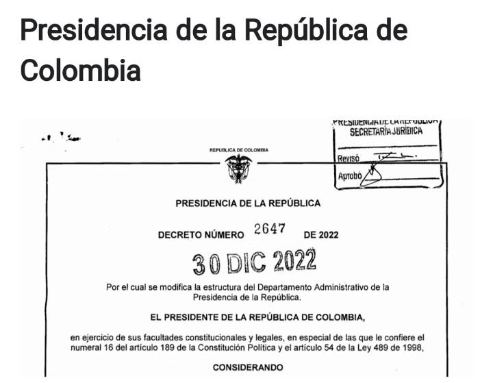 Presidencia quitó 78 cargos que ahorrarán 77 mil millones de pesos