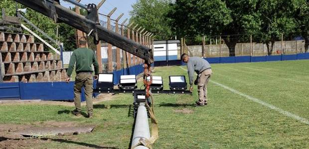 Deportivo General Pinto inaugurará en breve las luces de su estadio, tras 30 años de «oscuridad»