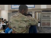 Military dad surprises middle school son with return home for Veterans Day