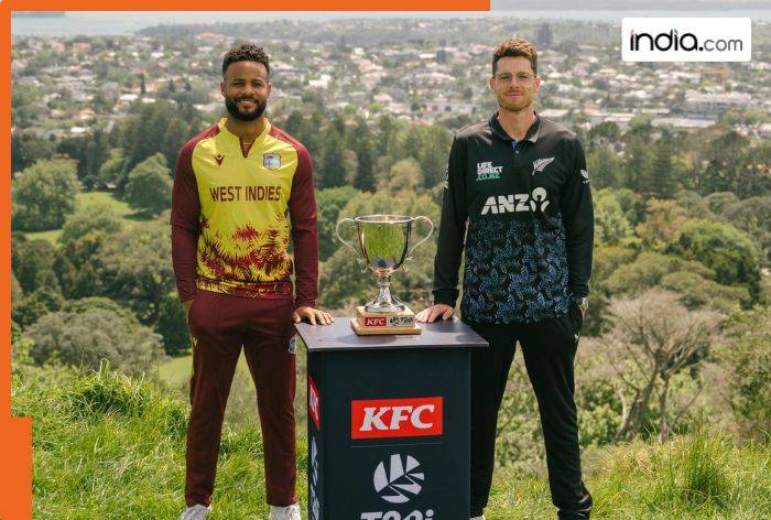 New Zealand vs West Indies 2025 1st T20I match LIVE Streaming Details: Timings, Telecast Date, when and where to watch