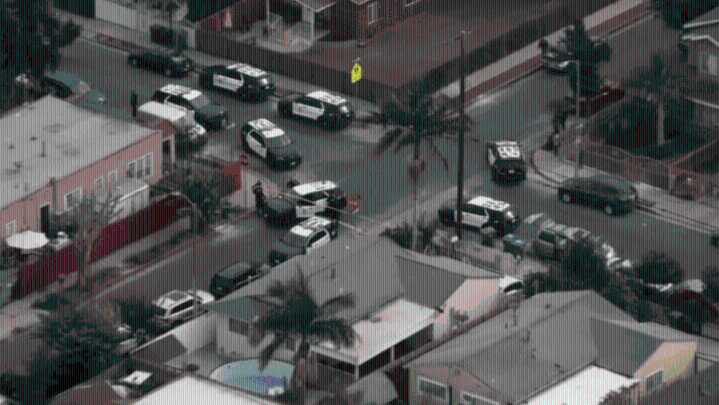 Man killed in police shooting after swinging metal chain at people in Watts, LAPD says