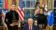 Cristiano Ronaldo y Georgina visitaron a Donald Trump en la Casa Blanca [VIDEO]