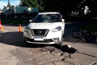 Un accidente en Crespo entre un auto y una moto dejó como saldo dos personas hospitalizadas