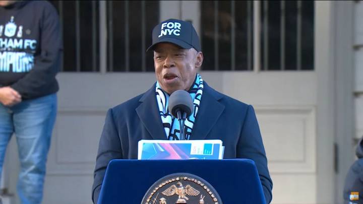 Adams is back in the city after nine