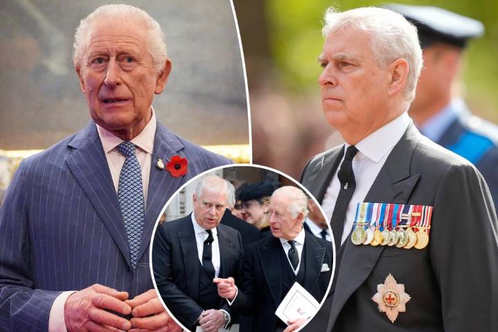 King Charles delivers final crushing blow to disgraced former Prince Andrew