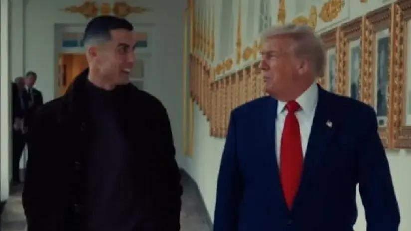 “Dos GOATS”: la Casa Blanca resaltó encuentro entre Cristiano Ronaldo y Donald Trump [VIDEO]