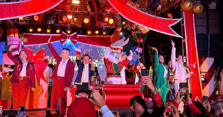 La Navidad ilumina la ciudad: un festival que reúne a las familias entre nieve y música