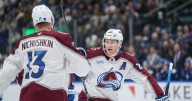 Brindley scores in OT, MacKinnon has 2 goals and 3 assists as Avalanche beat Canucks 5
