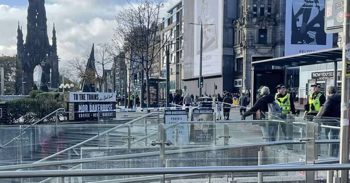 Edinburgh police respond to 'suspicious package' after city centre locked down