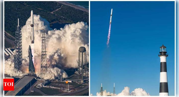 Jeff Bezos's Blue Origin sends Nasa's satellites to Mars, lands first booster