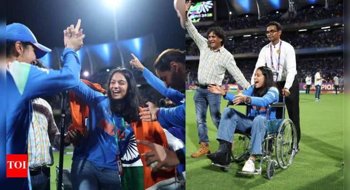Pratika Rawal’s wheelchair dance with Jemimah and Harmanpreet steals hearts after India’s win