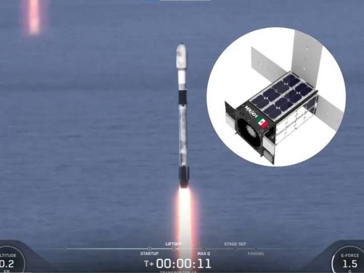 Nanosatélite MXAO-1 consigue llegar a órbita después de tres intentos