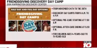 DHDC offers day camps for Thanksgiving holiday break