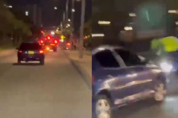 Matan a golpes en una calle de Bogotá a conductor que atropelló a motociclistas