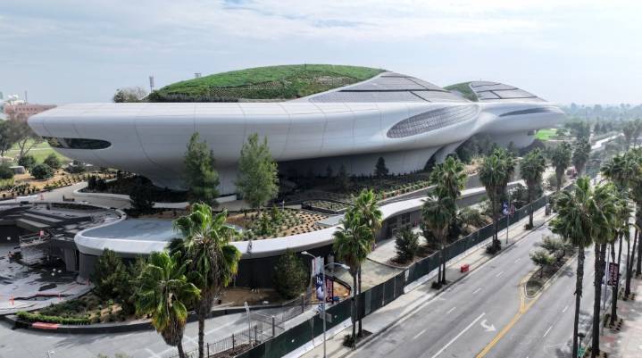 The $1 billion Lucas Museum of Narrative Art will open next September in Exposition Park