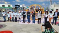 Gobernador y alcalde inauguran parque infantil en Zamora