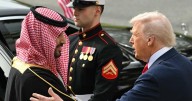 Trump welcomes Saudi Crown Prince Mohammed bin Salman in exuberant ceremony