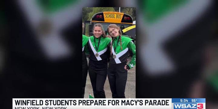 Winfield students prepare for Macy’s Parade