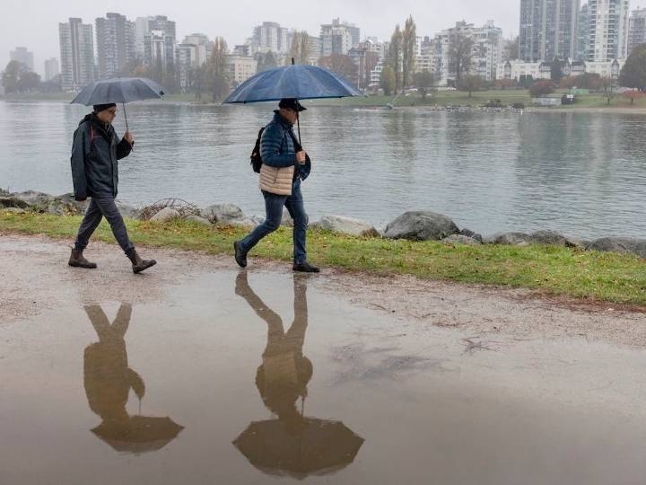 Rainfall warning for northern parts of Metro Vancouver Thursday