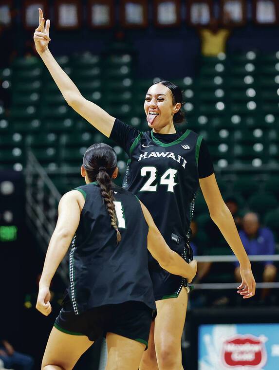 Wahine hoopsters pull out close win over Portland to take tourney