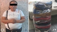 Detienen a Mujer en Tienda con 83 Prendas que Iba a Robar en San Juan Bosco, en León