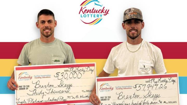 Campbellsville man celebrates 2 lottery wins, plans to build house