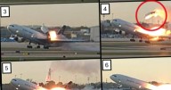 New images from deadly UPS plane crash in Kentucky shows engine blasting off wing