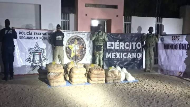 Marina asegura metanfetamina con valor de 131 mdp