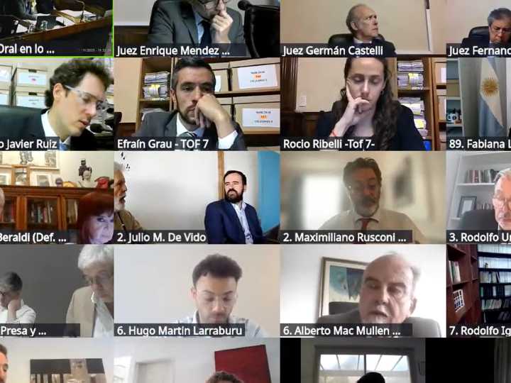 Causa Cuadernos de las Coimas, EN VIVO: continúa hoy el juicio, con Cristina Kirchner y exfuncionarios entre los acusados de corrupción