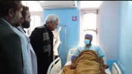 Nowgam Blast: LG Sinha visits injured at hospital