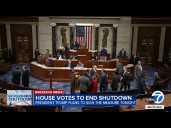 House passes bill to reopen government, heads to Trump's desk for signature