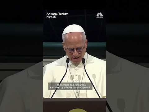 Pope Leo delivers a message of peace and unity during his visit to Turkey