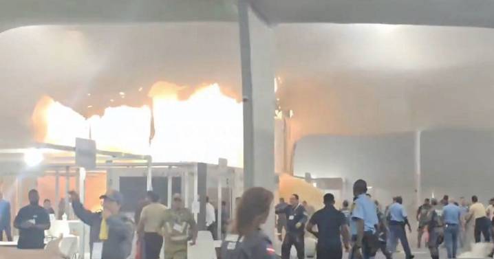 United Nation's COP30 evacuated after major blaze breaks out as crowds run for exits