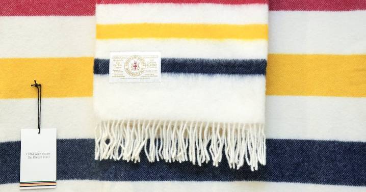 Canadian Tire's take on the Hudson's Bay stripes unveiled