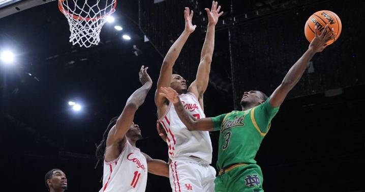 Wednesday's college basketball roundup: Notre Dame falls to Houston