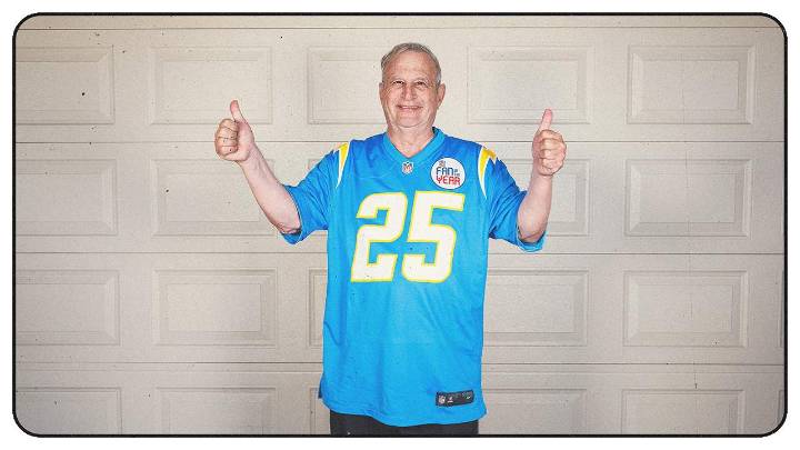 Chargers Announce Lawrence Branton as 2025 Fan of the Year