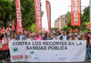Más de 56.000 personas se manifiestan en defensa de la sanidad pública en Andalucía