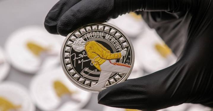 Britain's Royal Mint issues special Freddie Mercury coin in tribute to the Queen front man
