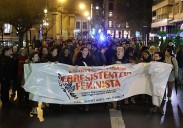 Movilización masiva en Gipuzkoa contra la violencia machista