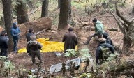 2 old terrorist hideouts busted in Kulgam forests