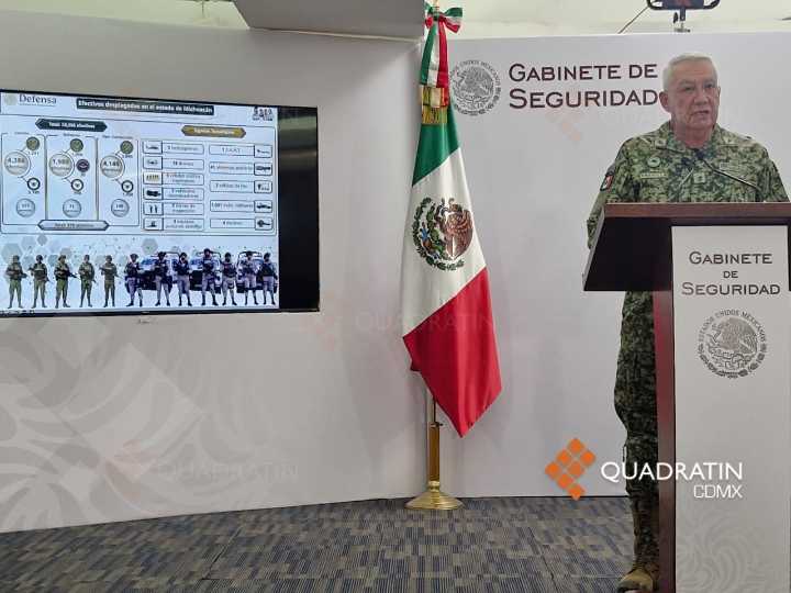 Despliega Defensa más de 10 mil elementos en Michoacán