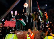 Eleven arrests and ‘death to IDF chants’ as protests overshadow Aston Villa’s win against Israeli champions Maccabi Tel Aviv