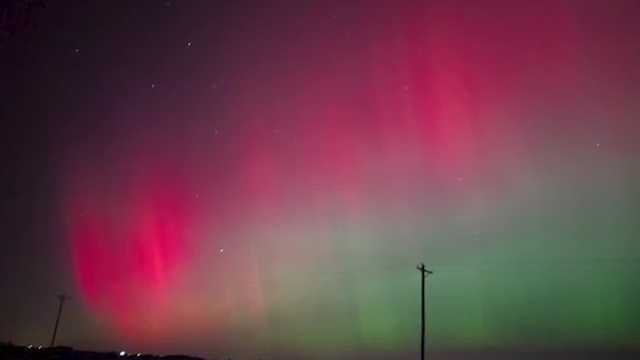 Northern Lights could be seen over western Pennsylvania