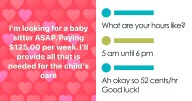 46 Unbelievable Posts From Entitled Parents Who Would Ask Babysitters To Pay Them, If They Could (New Pics)