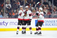 Tim Stutzle scores in OT as Senators get past Flyers 3-2 - The Rink Live | Coverage of youth, junior, high school and college hockey