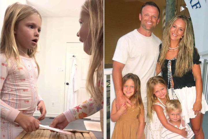 Mom Captures Moment Daughters Read Pregnancy Test Results (Exclusive)