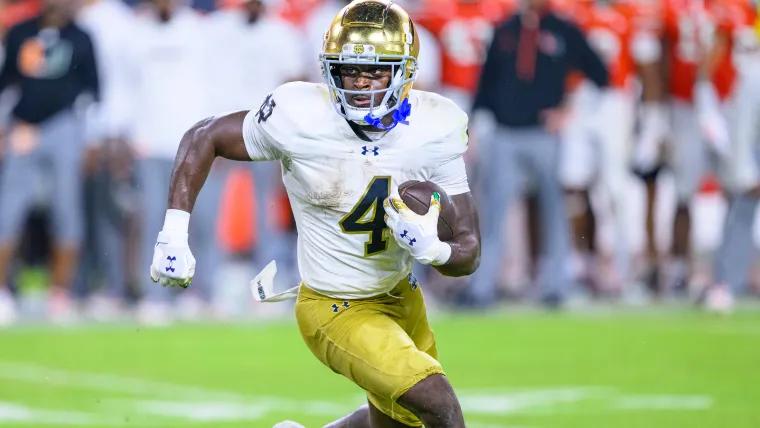 Jeremiyah Love injury updates: Latest news on Notre Dame RB after exiting game with upper body injury