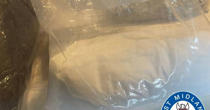 Moment police raid Birmingham properties seizing a gun, drugs and illegal booze