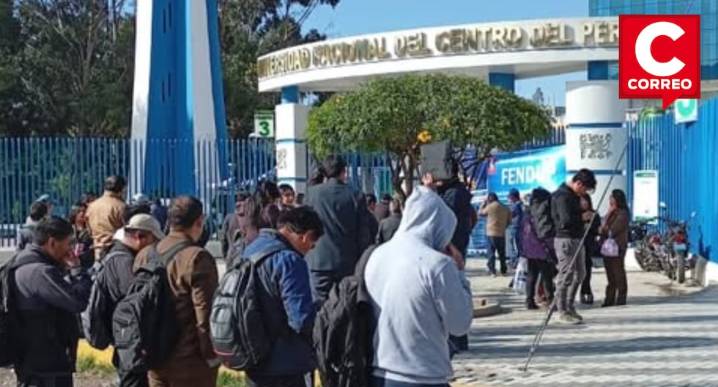 Docentes de la UNCP inician huelga indefinida y toman campus universitario