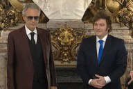 Milei recibió a Andrea Bocelli en la Casa Rosada: Distinción oficial y un mini recital exclusivo